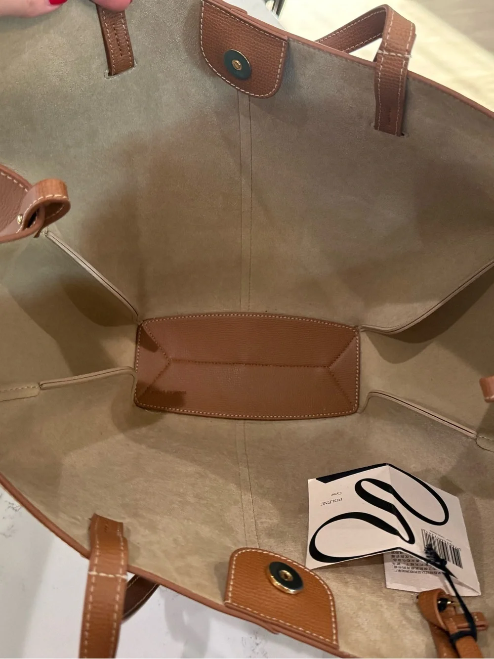Polene Cyme Textured Camel